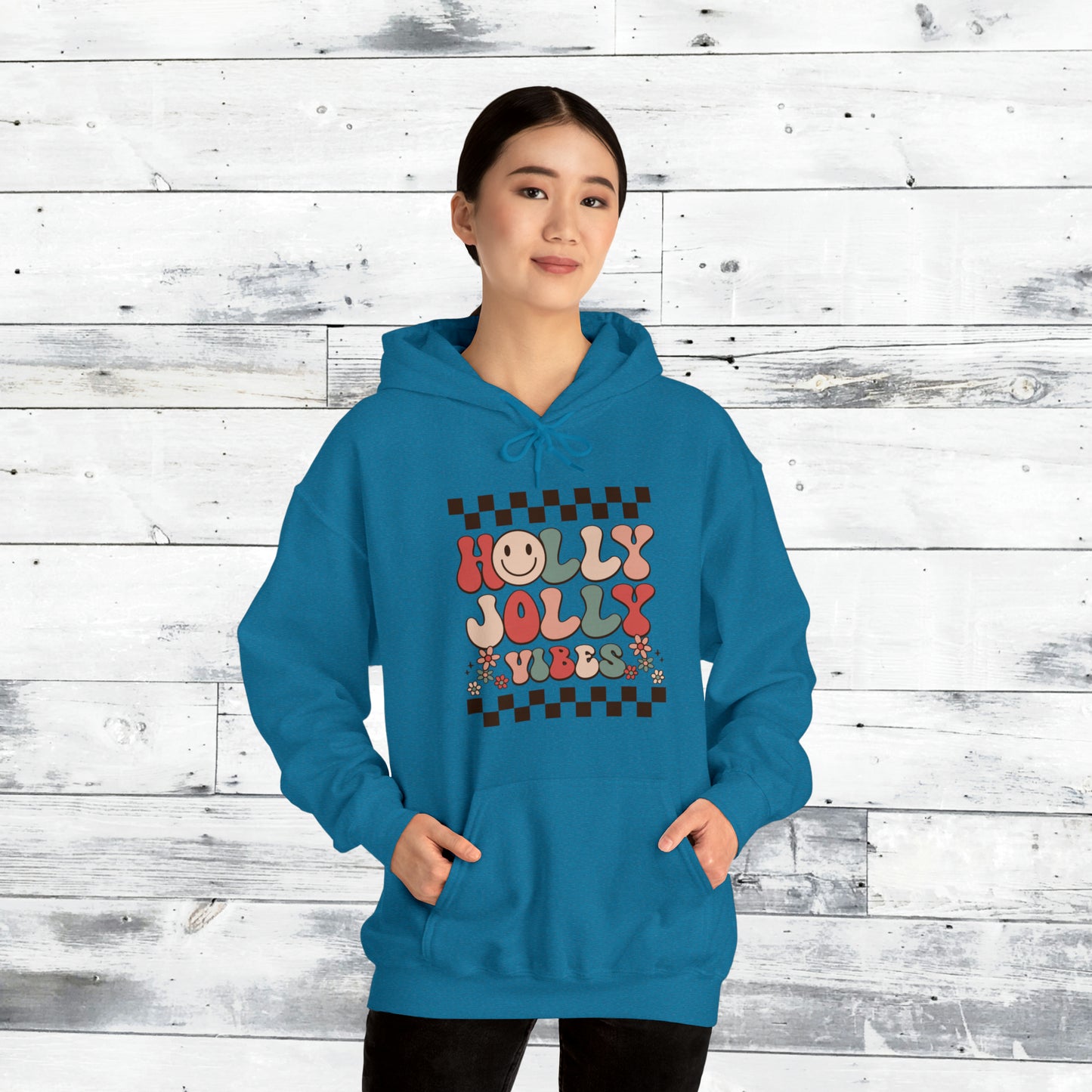 Holly Jolly Vibes Hoodie