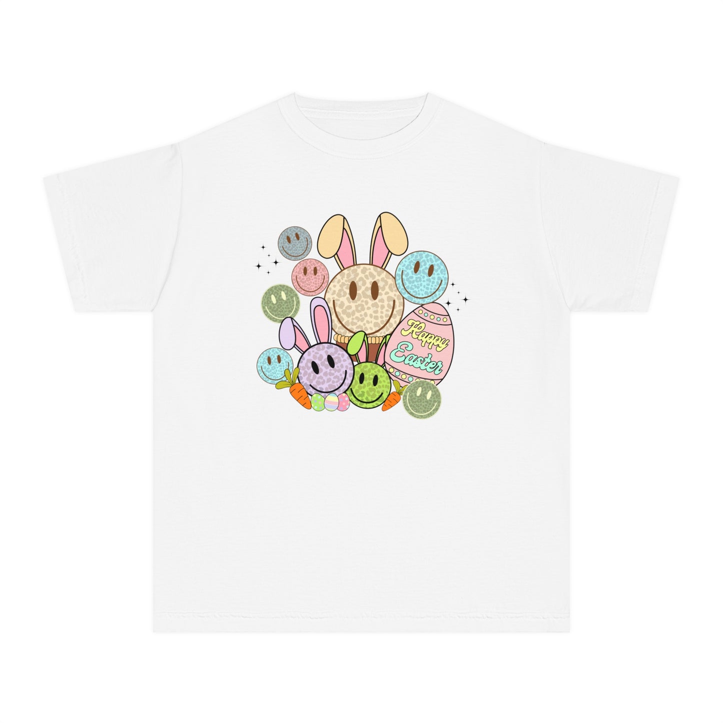Funky Easter Youth Comfort Colors Tee