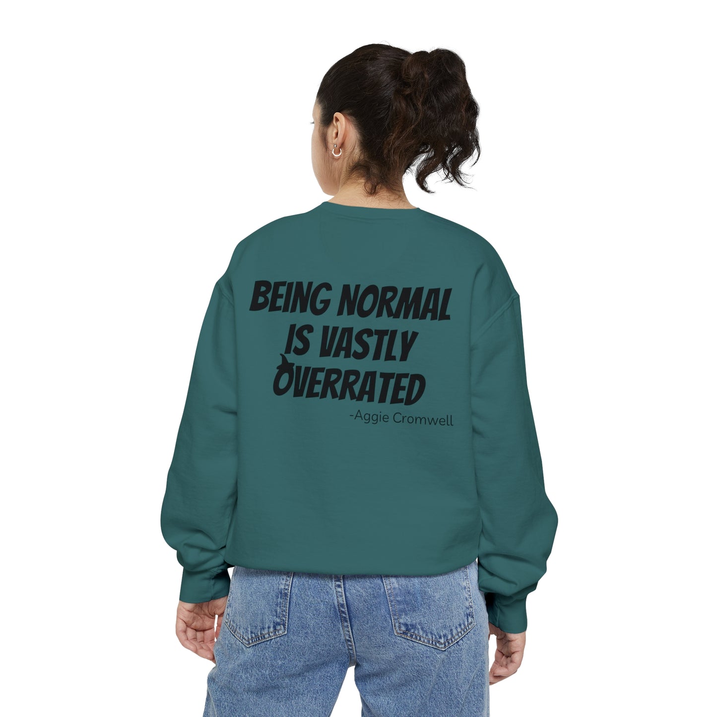 Skull Front, Vastly Overrated Back - Comfort Colors Pullover - Multi Color Options