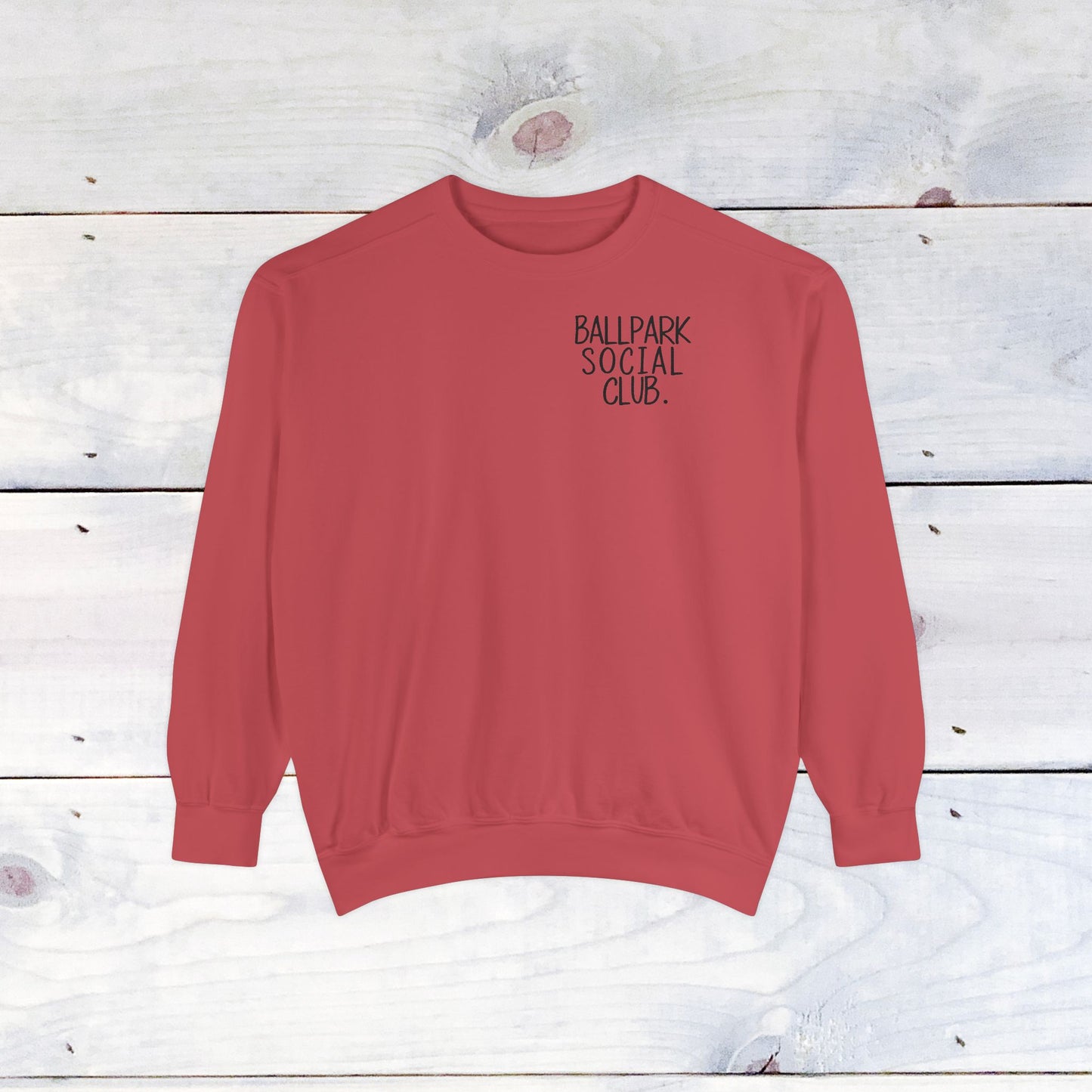 Ballpark Social Club Comfort Color Sweatshirt Black
