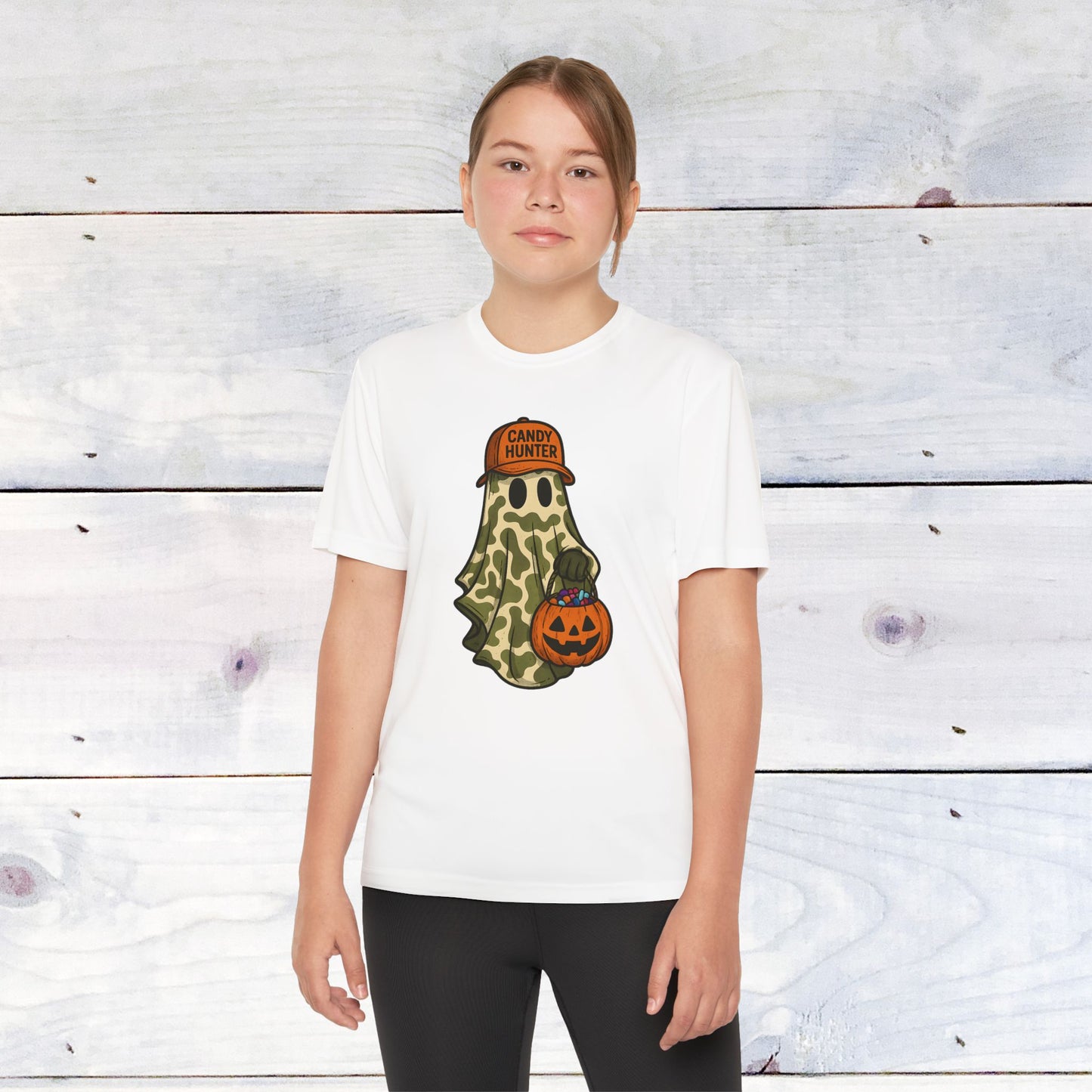Candy Hunter Youth Sport-Tek Shirt