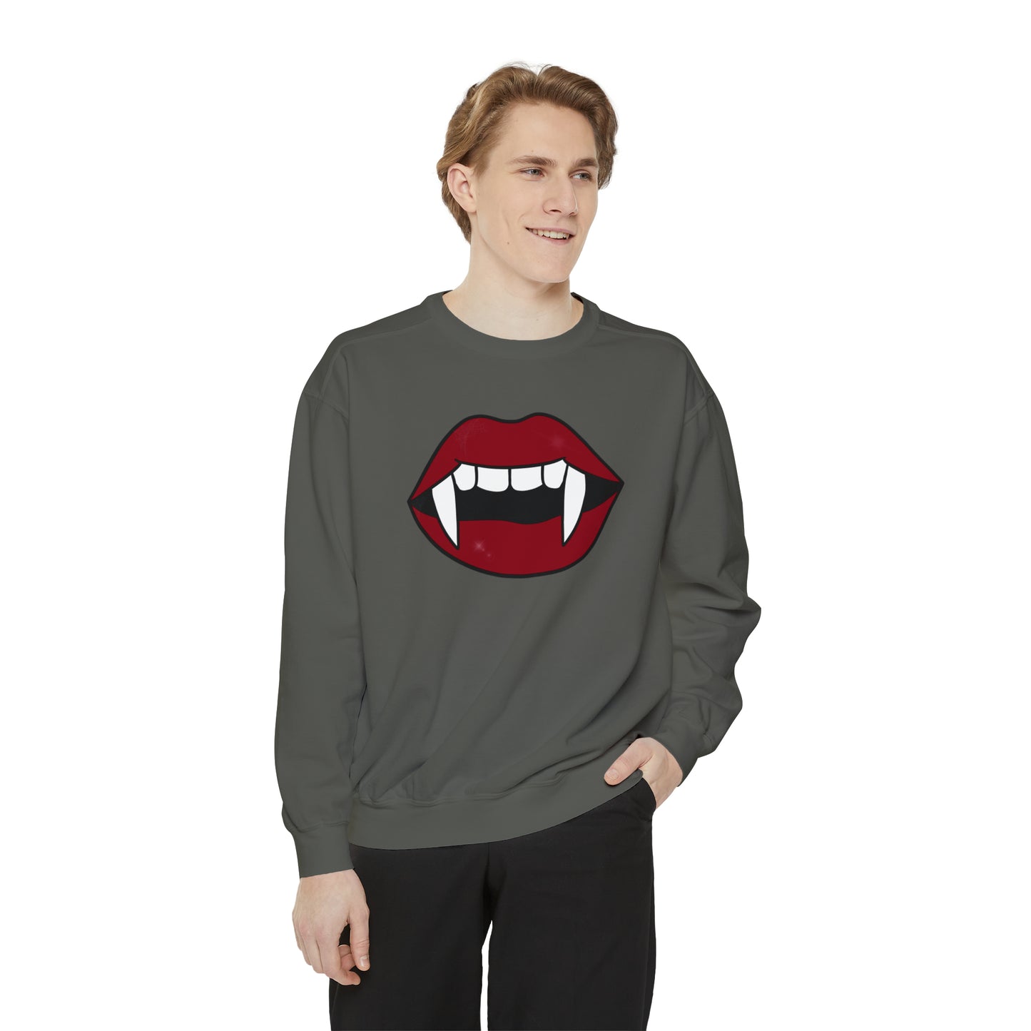 Vampire Fang Comfort Colors Sweater