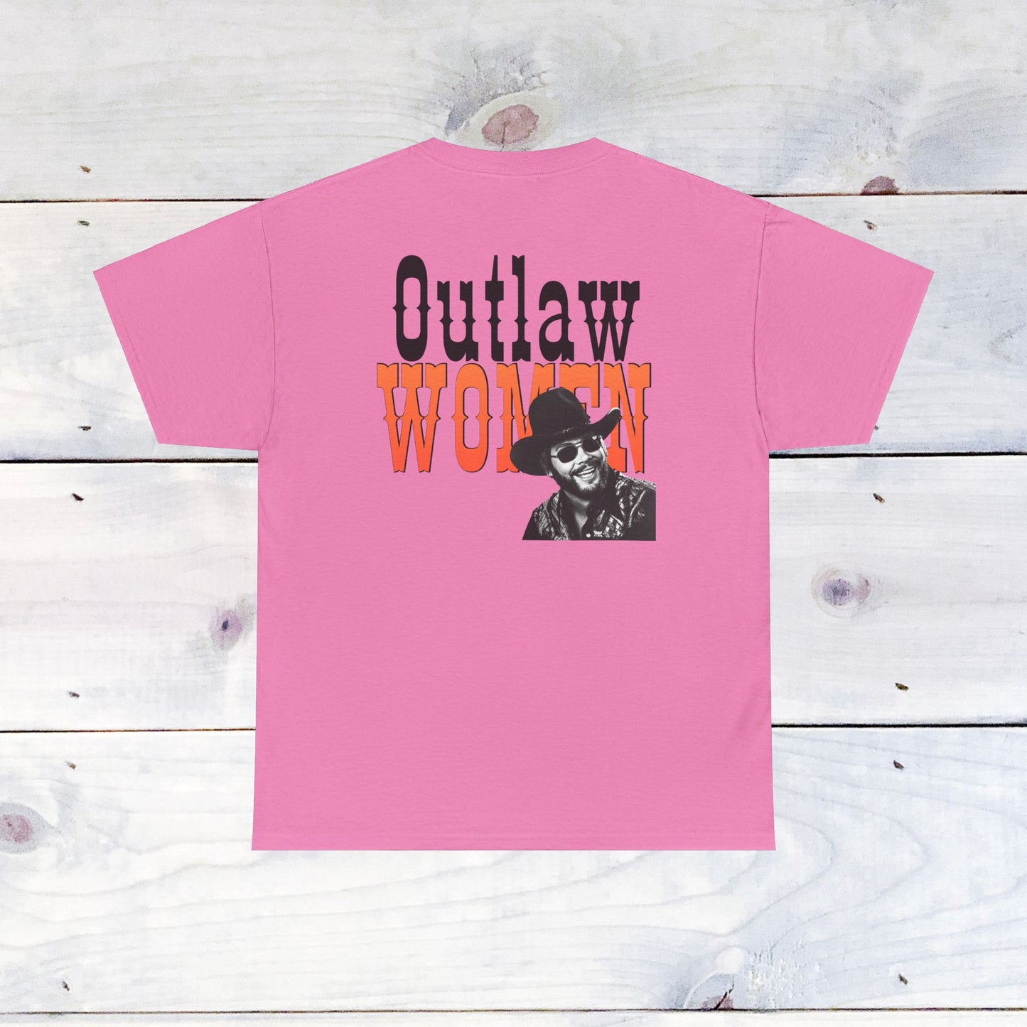 Hank Outlaw Women Unisex Cotton Tee