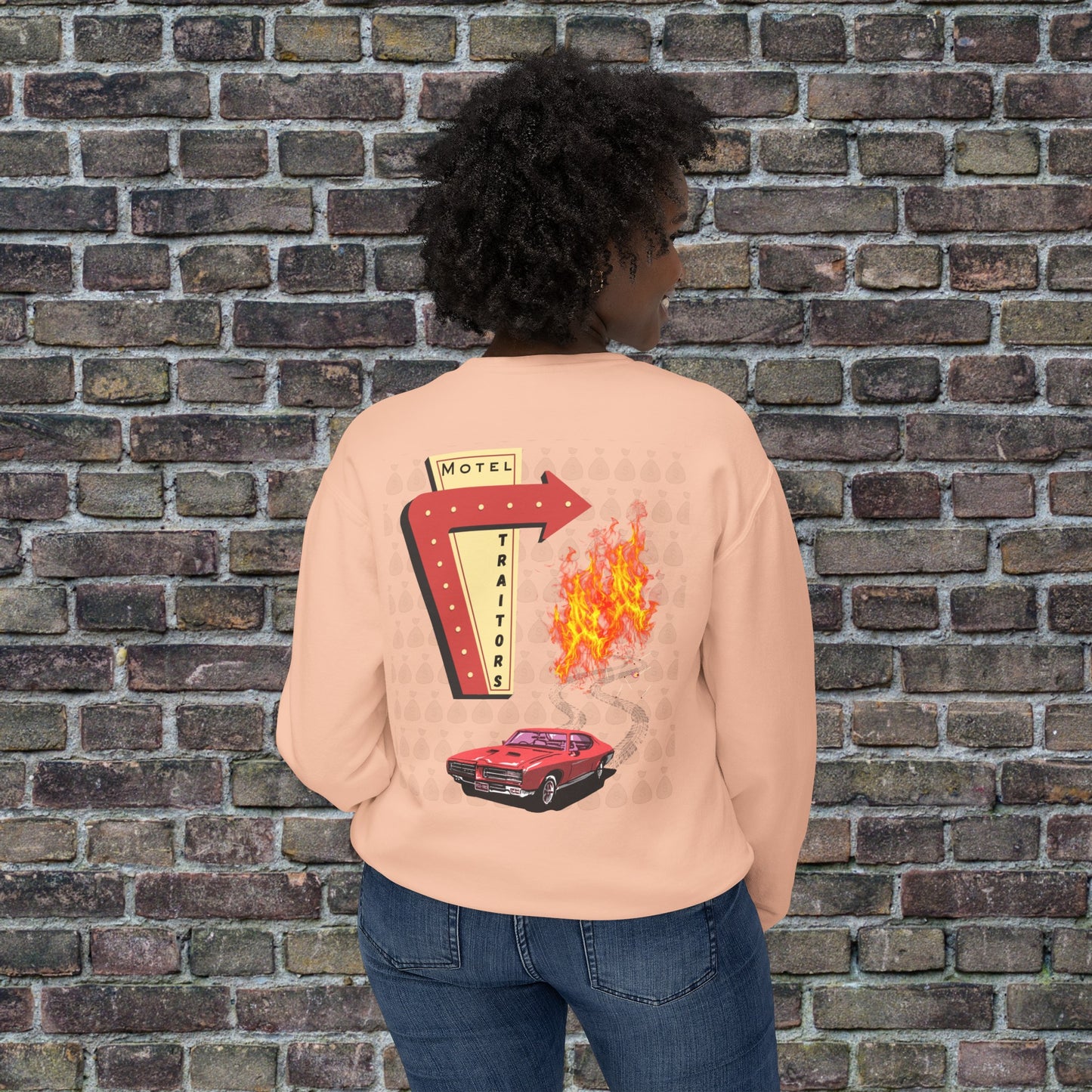 Motel Traitors, Getaway Car - Comfort Colors Sweater