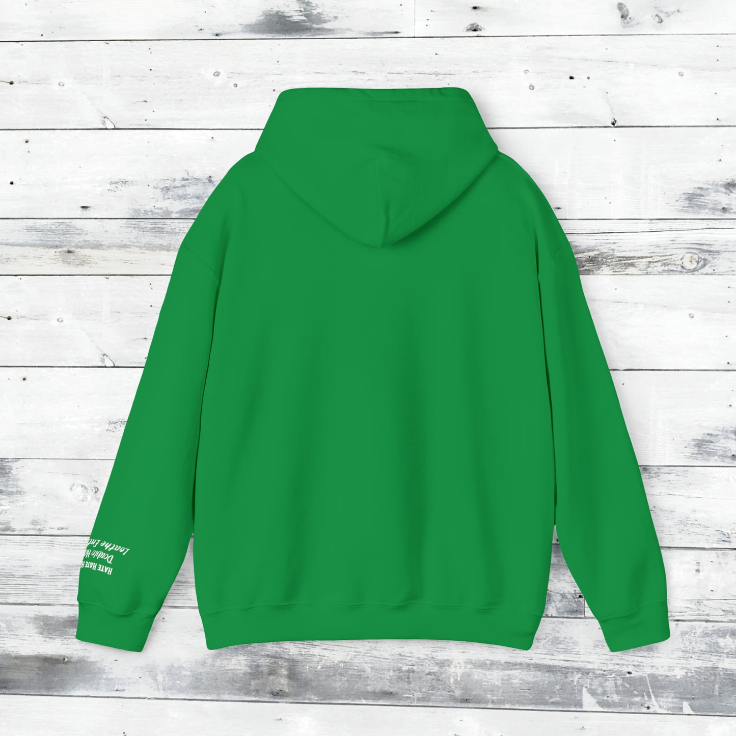 GRINCH HOODIE - LOATHE ENTIRELY QUOTE LEFT CUFF