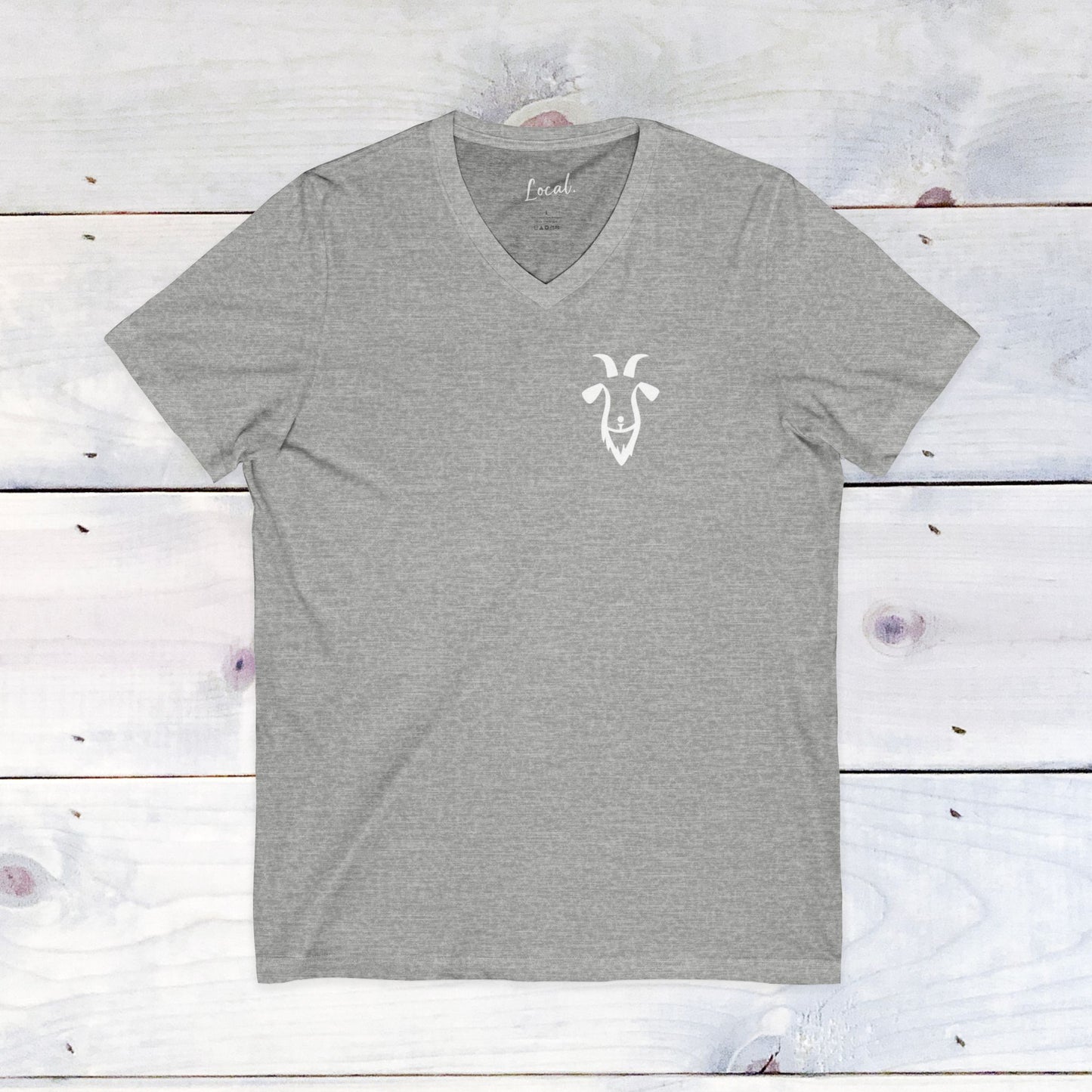 Goats Baseball Unisex V-Neck Tee