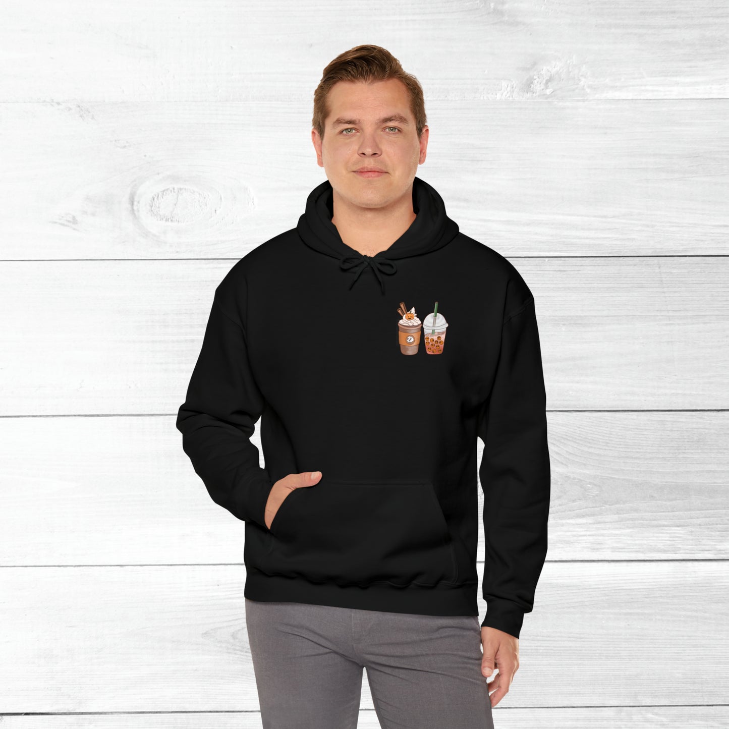 Halloween Coffee Hoodie - Hocus Pocus I need Coffee to Focus Back