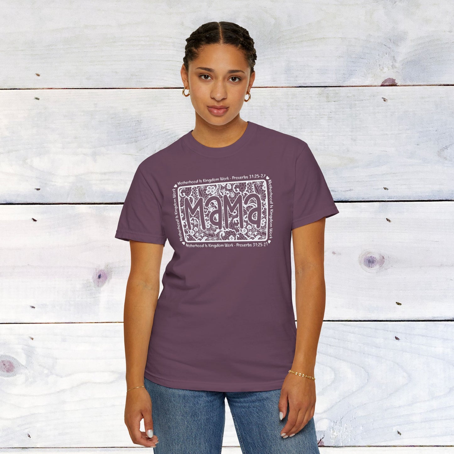 Mama Lace Comfort Colors Unisex Shirt