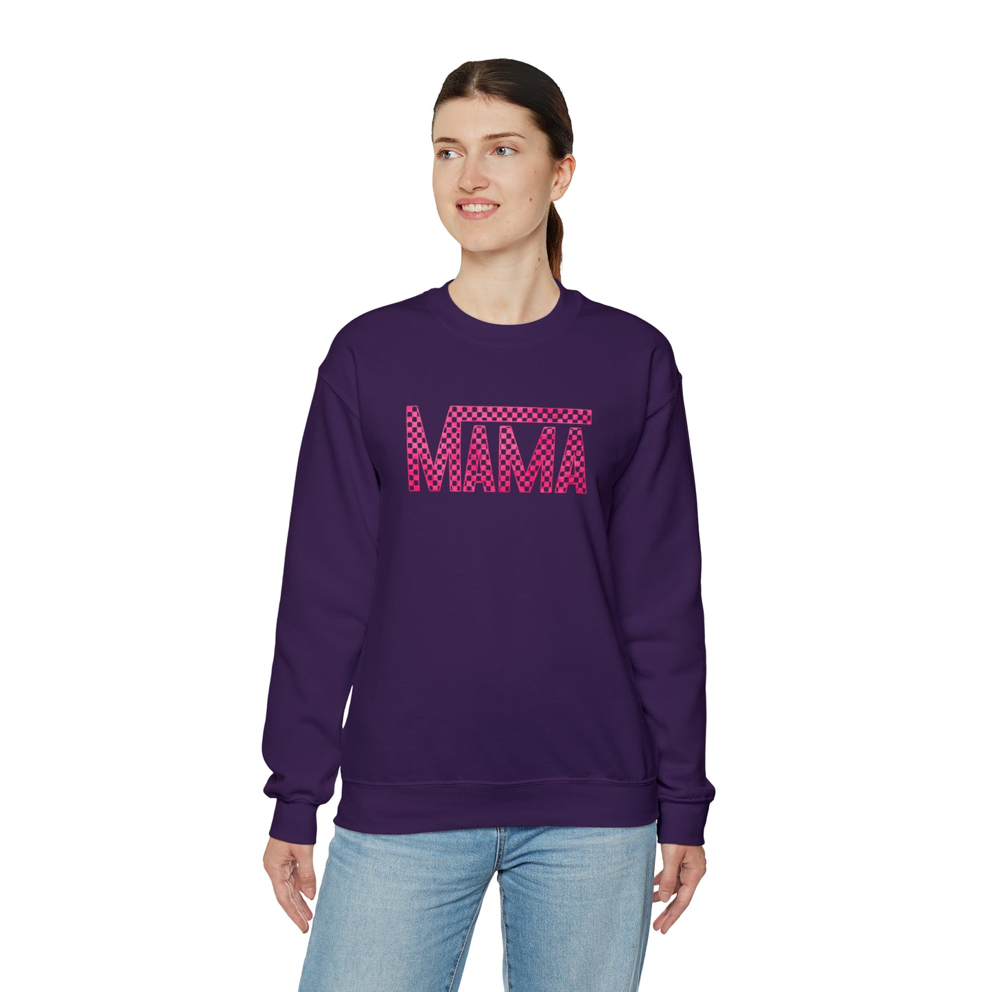 Pink Mama Checkered Sweater