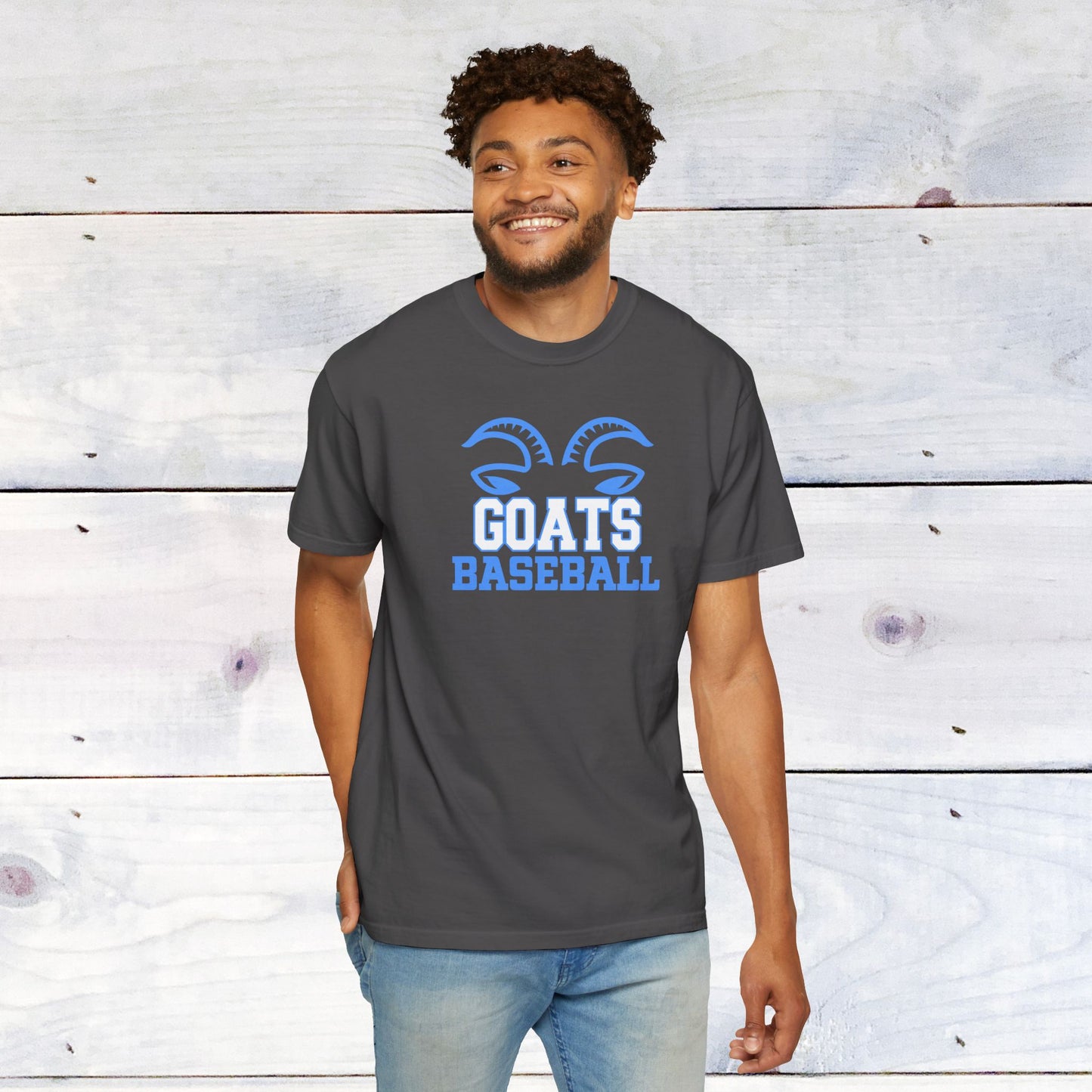 Goats Baseball T-Shirt — Comfort Colors Unisex