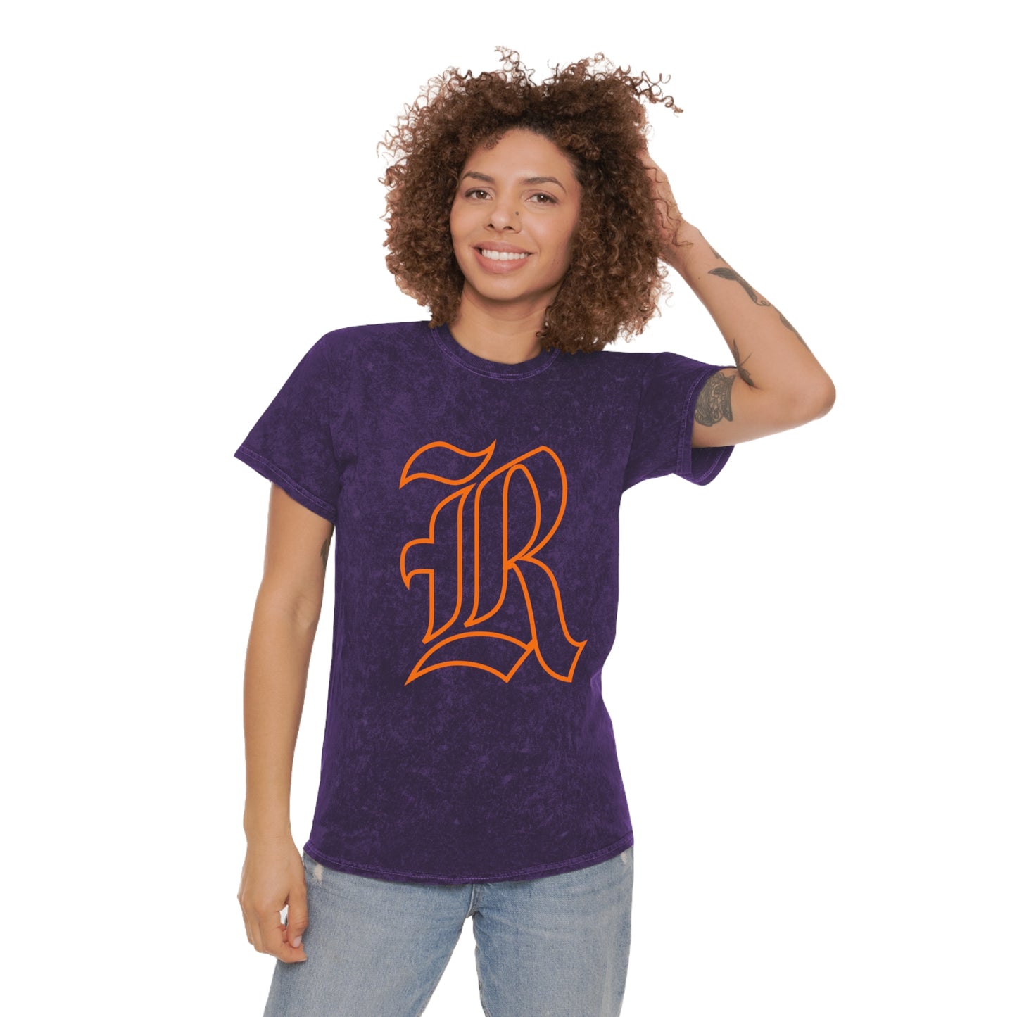 Mineral Wash Old School Rockwall R T-Shirt
