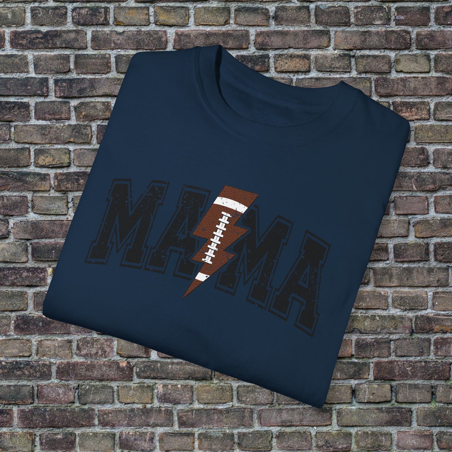 Football Mama Bolt Comfort Colors T