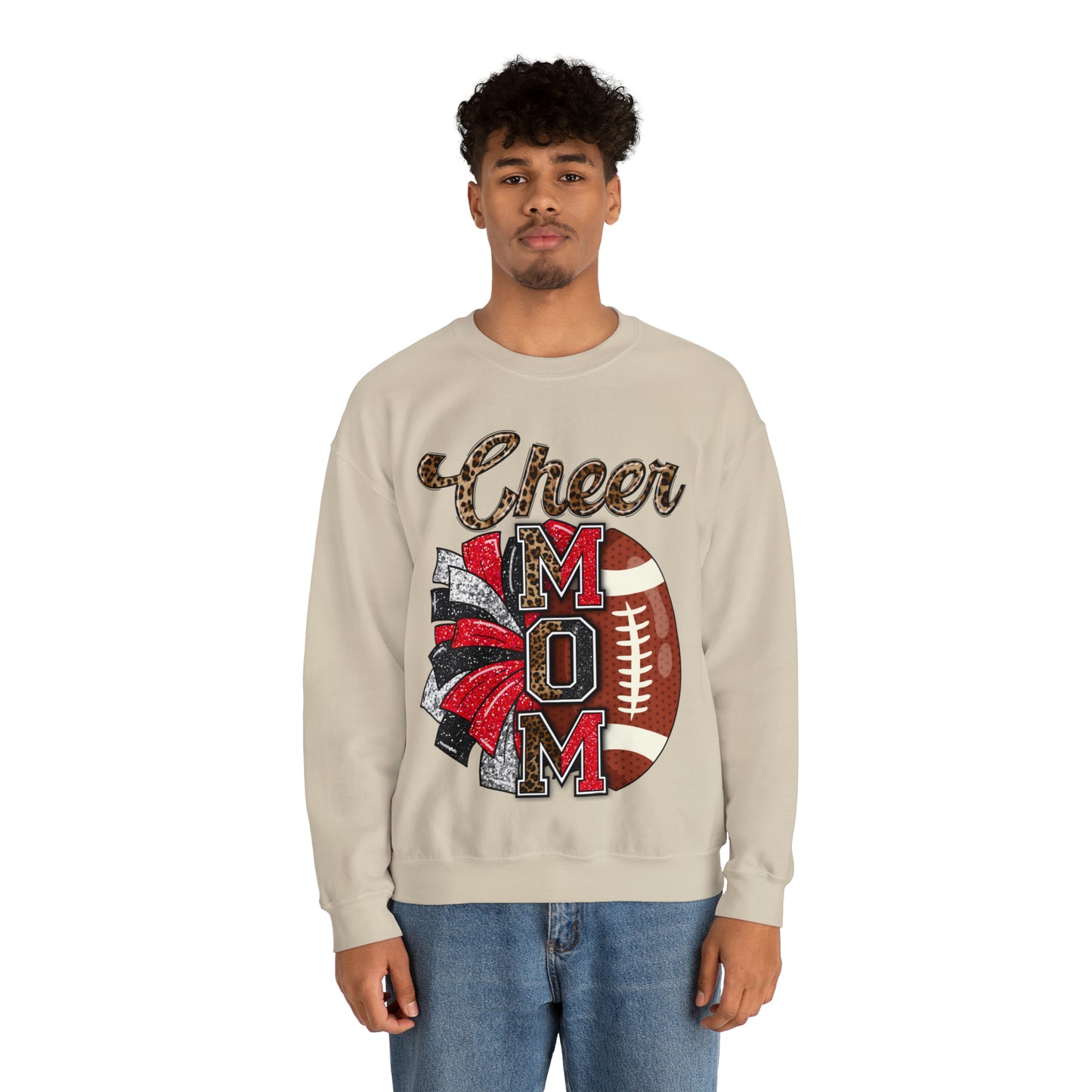 Cheer Mom Glitz Front Sweater