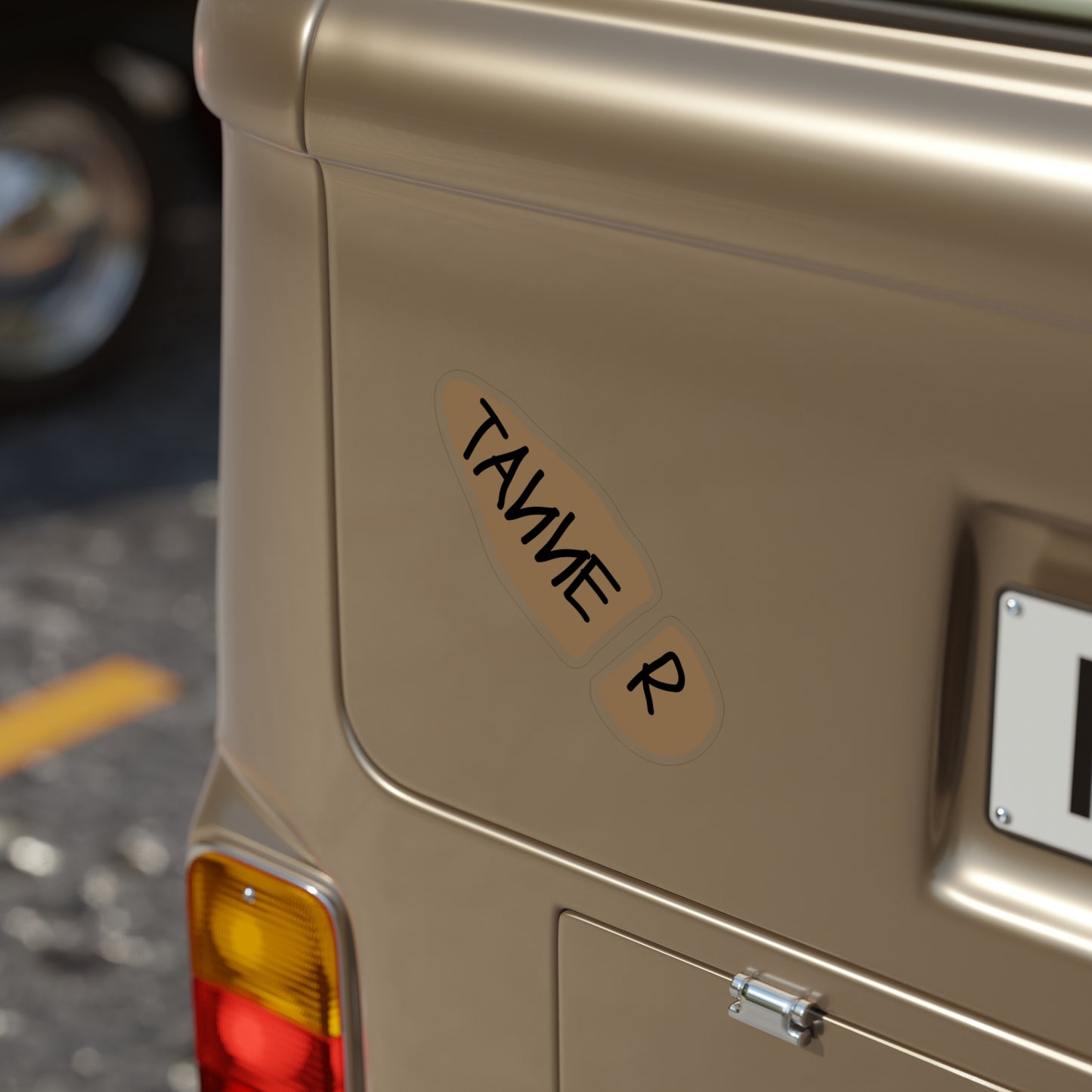 Tanner 6"x6" Die-Cut Outdoor Sticker- Woody