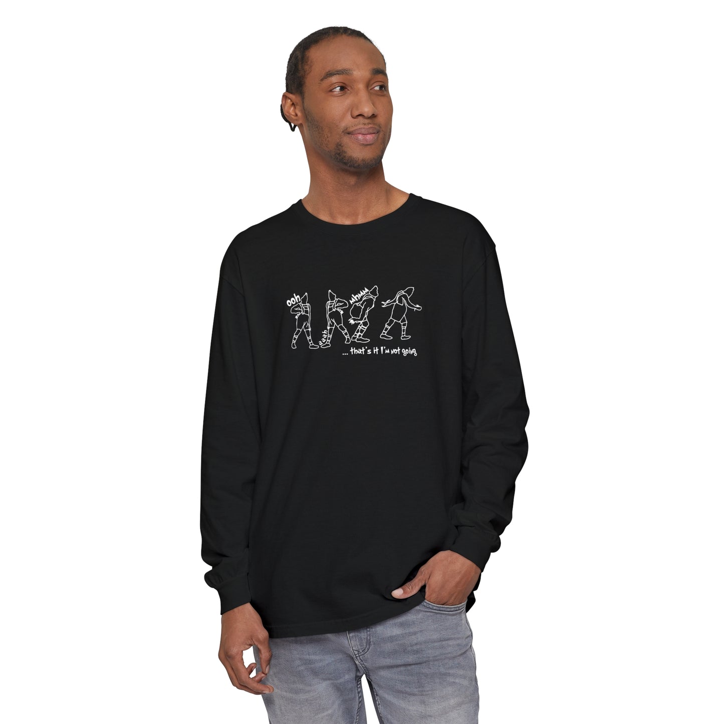 Grinch Comfort Colors Long Sleeve Shirt