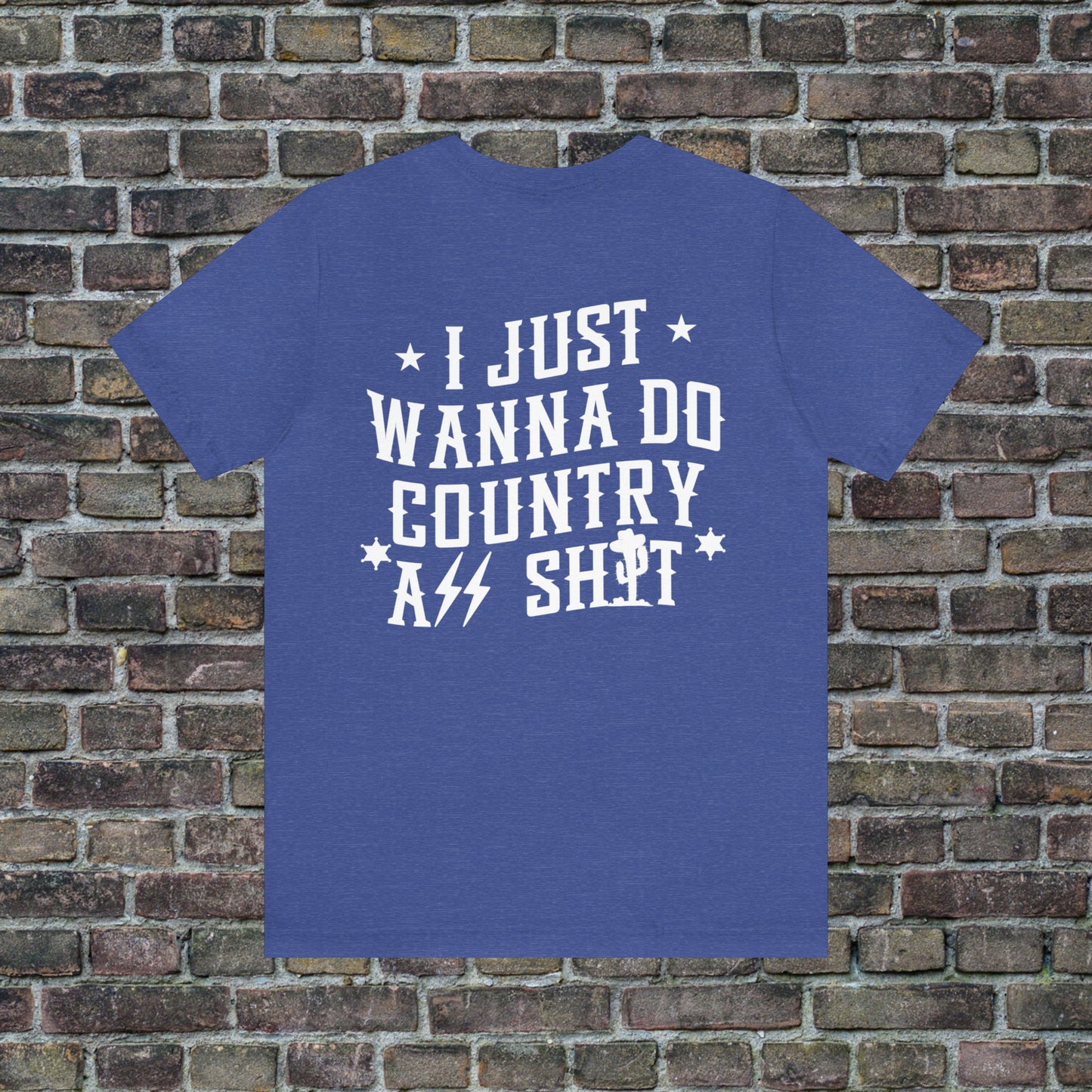 Wallen Tour Shirt - Beer Can Front, Country A$$ Sh*t Back  Unisex T-shirt, White Text
