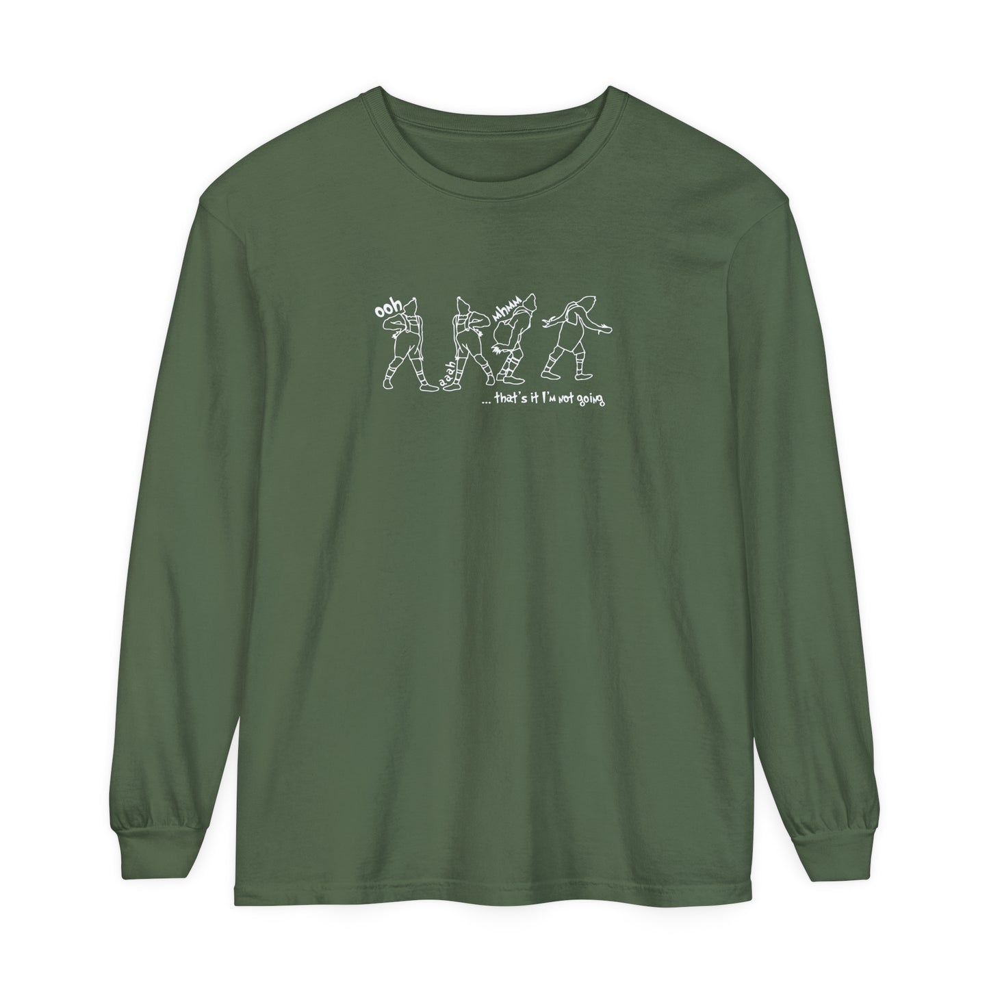 Grinch Comfort Colors Long Sleeve Shirt