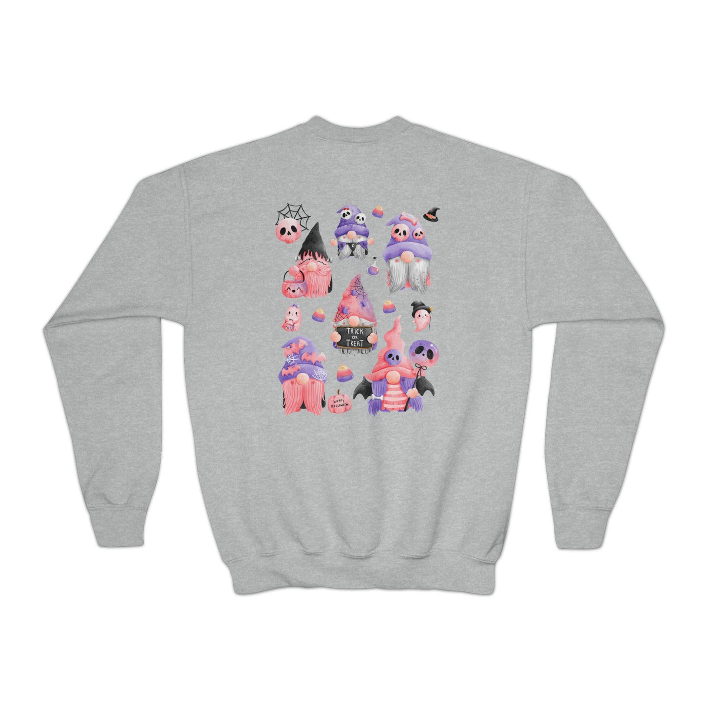 Girls Youth Halloween Gnome Sweater 2