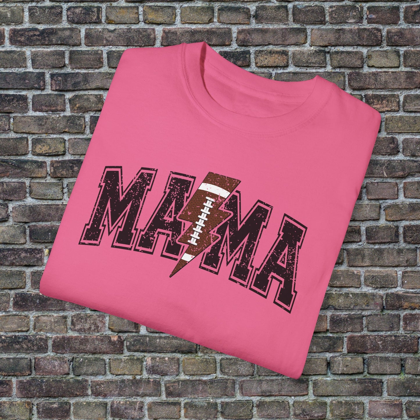 Football Mama Bolt Comfort Colors T