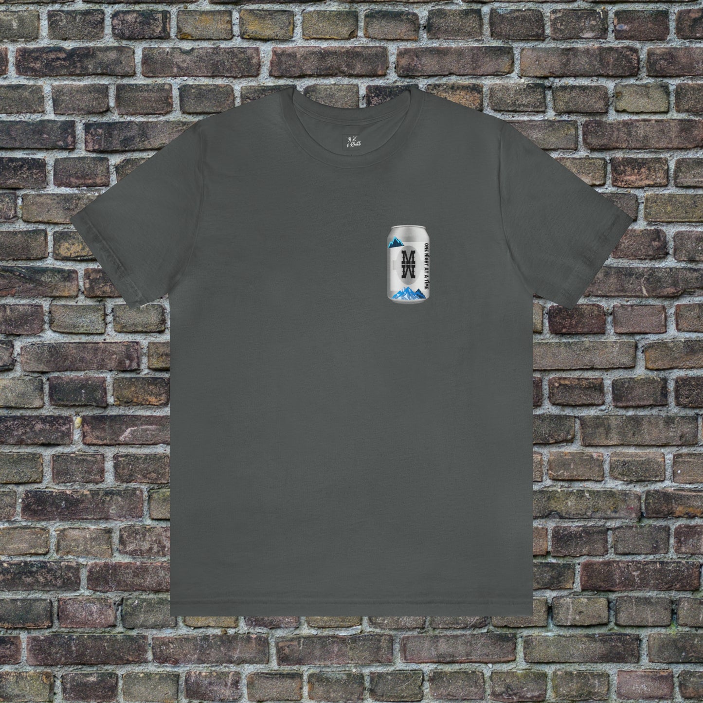 Wallen Tour Shirt - Beer Can Front, Country A$$ Sh*t Back  Unisex T-shirt, White Text