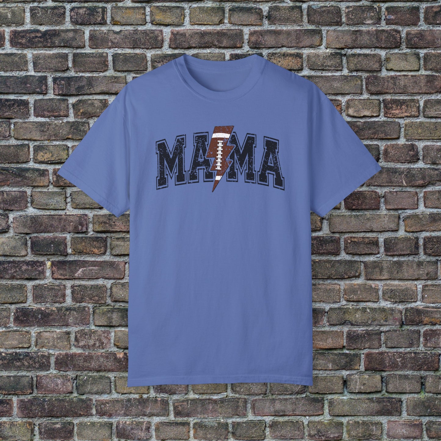 Football Mama Bolt Comfort Colors T