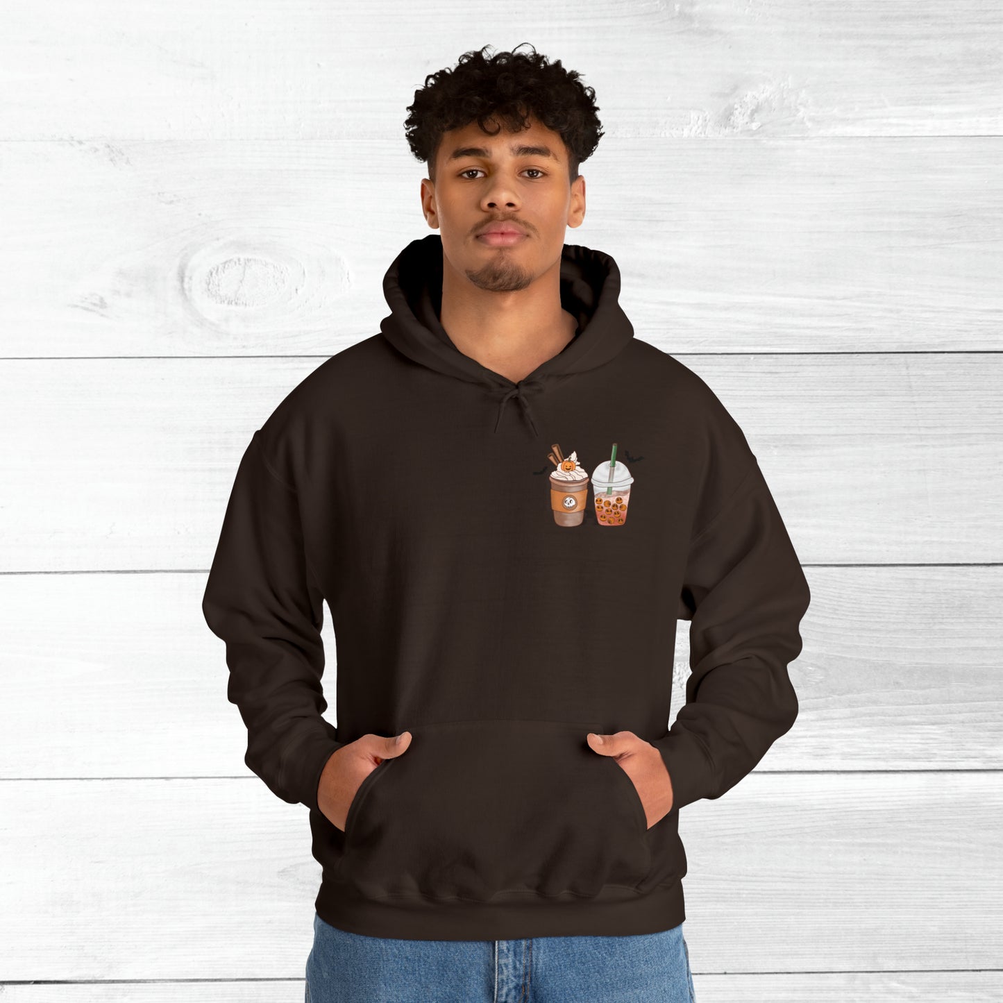 Halloween Coffee Hoodie - Hocus Pocus I need Coffee to Focus Back