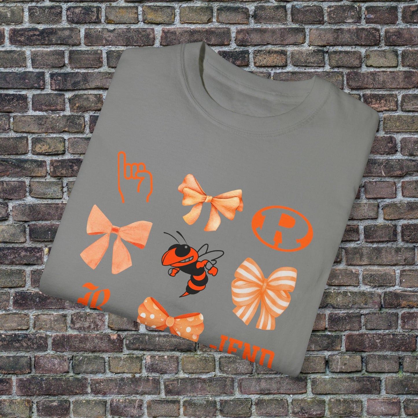 Rockwal Yellowjacket Bow Comfort Colors T
