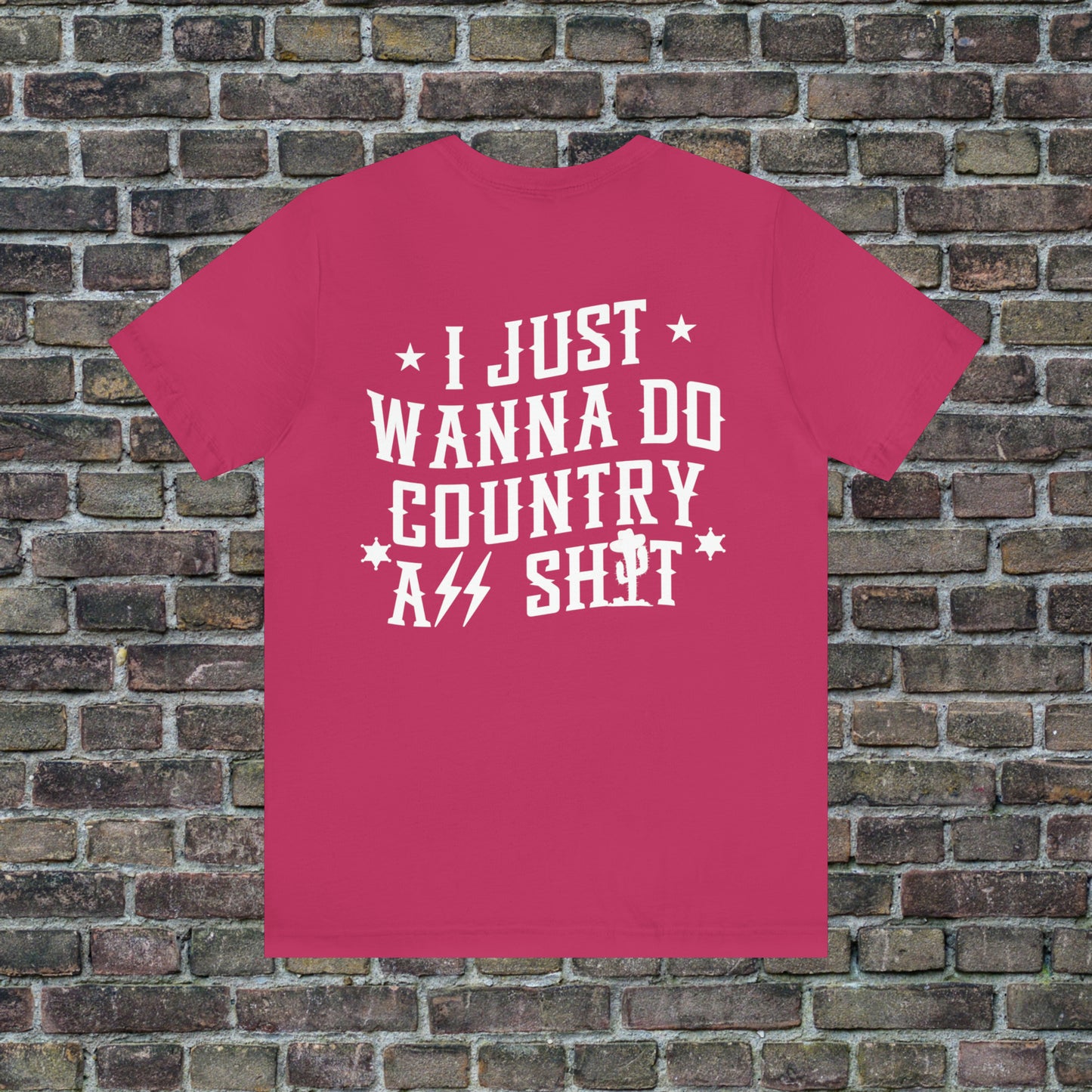 Wallen Tour Shirt - Beer Can Front, Country A$$ Sh*t Back  Unisex T-shirt, White Text