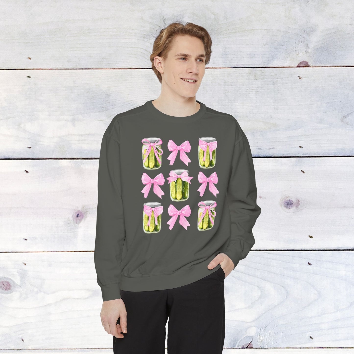 Pickles & Bows Adult Comfort Colors Sweatshirt