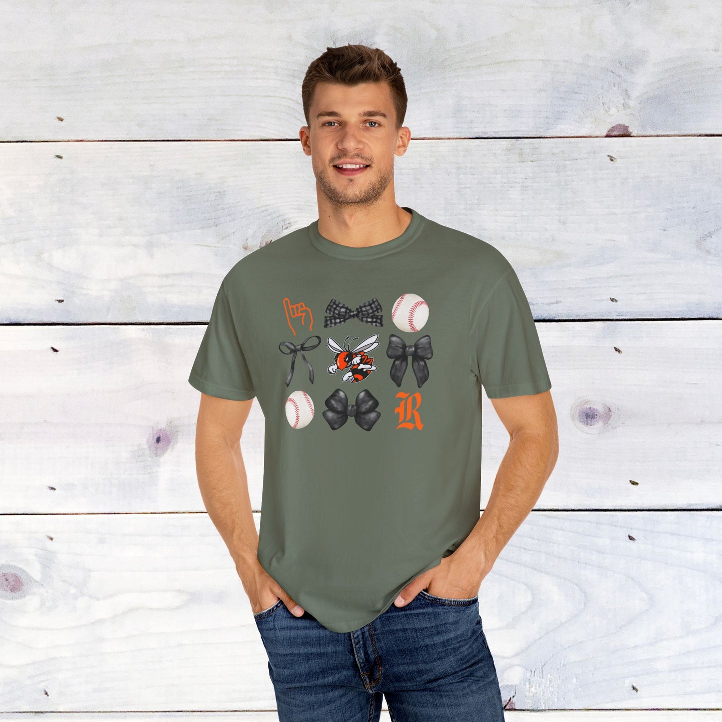 Rockwall Baseball Grid Comfort Colors T