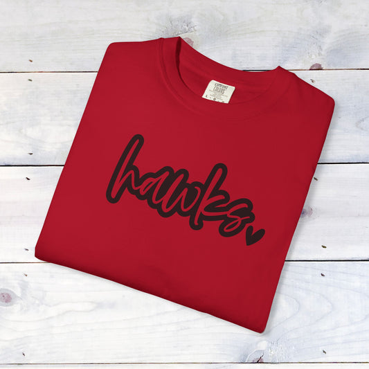 Hawks Love Comfort Colors Unisex Shirt