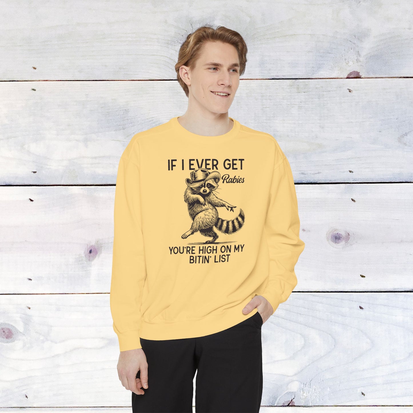 High on My Bitin' List Comfort Colors Sweater