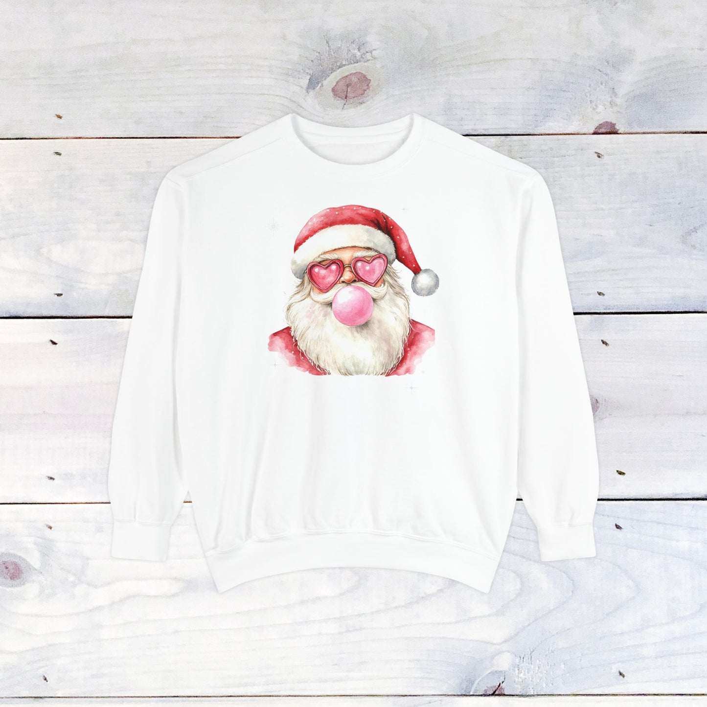 Bubble Gum Santa Comfort Colors Santa