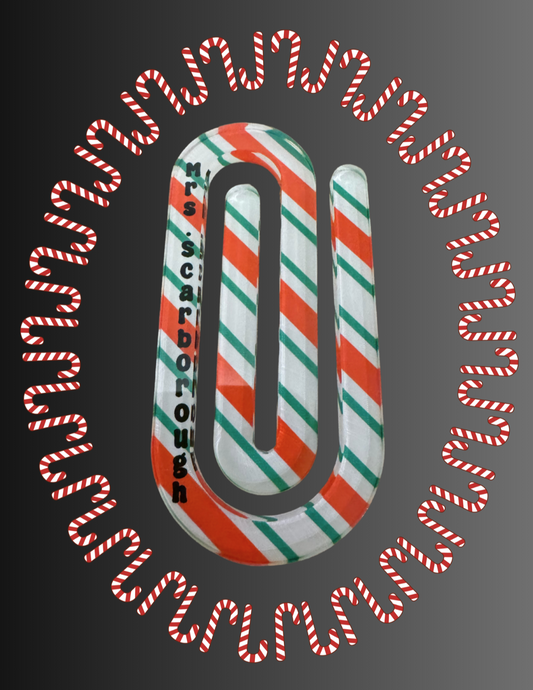 Custom Jumbo Paperclip - Clear Acrylic
