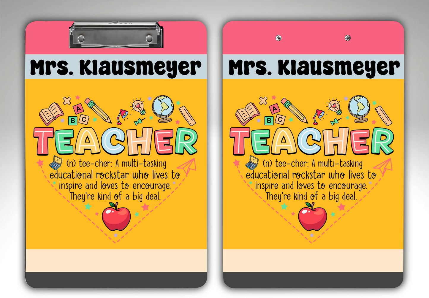 Teacher Double Sided Clipboard